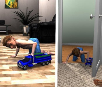 Mother catches son trying on her underwear Porn Comics