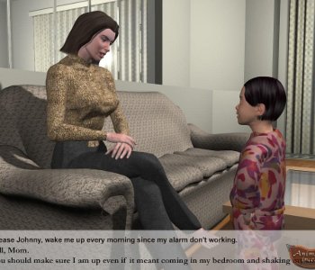 Son seduces his own mom Porn Comics