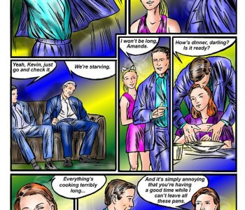 All Amandas family gonna please each other Porn Comics
